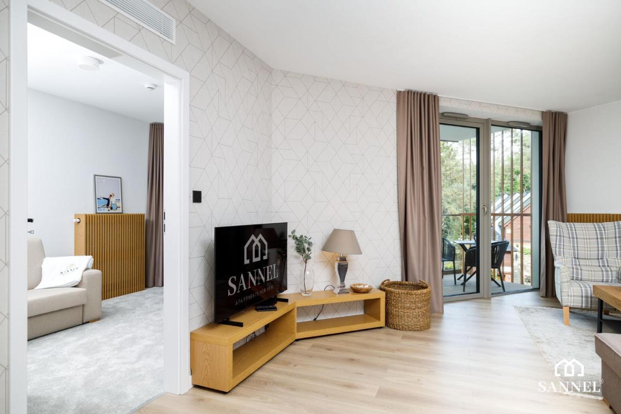 Apartament Golden Sand Z Dostepem Do Basenow,Jacuzzi,Strefy Saun- Pinea Apartments Pobierowo-Sannel Apartments For Rent Ngoại thất bức ảnh